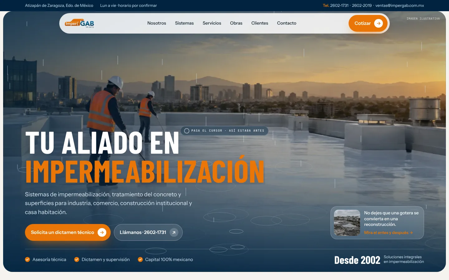Página de Impergab